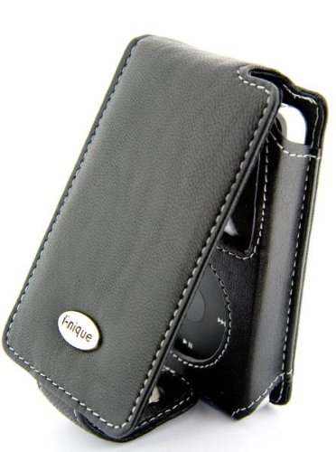 Childrens Toyshop   : i-nique Tuff-Luv Exec Soft Napa Leather Case For Apple iPod Classic - 80GB and 120GB - Black