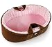 Lalapanzi Travel Baby Bed - Chocolate and Pink Chenille