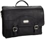 Leatherbay Stanford Briefcase Laptop Bag,Black,one size