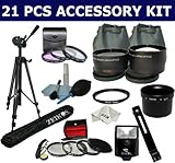 Professional Kit for CANON POWERSHOT S3 IS S5 IS, Includes: 52mm High Quali ....