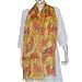 Indian Scarf Printed Linen Multicolored Rectangular 24 x 74 inches (nstl023)