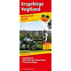 Motorradkarte Erzgebirge - Vogtland: Mit Ausflugszielen, Einkehr- & Freizeittipps und Tourenvorschl�gen, wetterfest, reissfest, abwischbar, GPS-genau. ... reissfest, abwischbar, recycelbar, GPS-genau