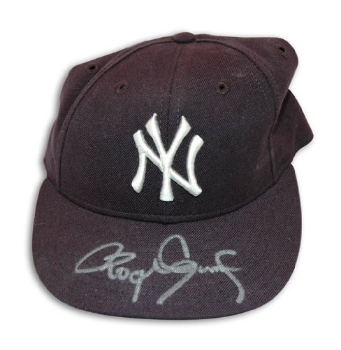 Roger Clemens Autographed/Hand Signed New York Yankees Fitted Hat