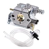 燃料ラインキャブレターカーボ + プライマー電球 + 燃料ライン チェーンソー Poulan シアーズ クラフツマン WT-89 WT-891