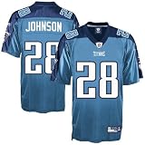 Reebok Tennessee Titans Chris Johnson Replica Jersey Large