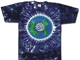 OM Symbol Yoga Meditation EARTH Tie Dye T-shirt Tee Shirt