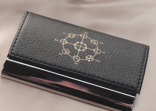 It is most suitable for a present! Business card holder plastic Teen Galt lucky items RK brand stylish [black] (japan import)