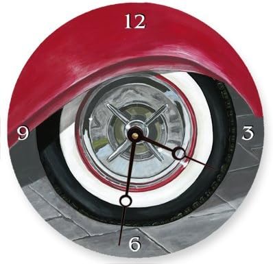 Lexington Studios 23077R White Wall Tire Round Clock
