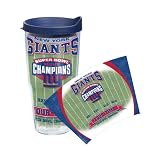 New York Giants Super Bowl XLVI Champions 24oz. Wrap Tervis Tumbler Cup w/Lid