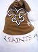 RARE GOLD New Orleans Saints Holiday Christmas Santa Hat