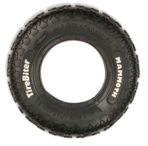 TireBiters Large Chew Toy, Black, 10-Inch TireBiters Large Chew Toy, Black, 10-Inch