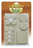 Slipstick CB071 Home Helper Heavy Duty Self-Stick Felt Assortment Set, Oatmeal