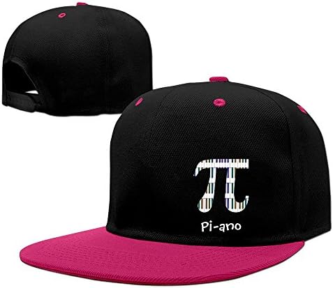 HIPOP Pi-ano Funny Math Music Geek Poster Contrast Color Baseball Hats With Pink