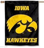 Iowa Hawkeyes Banner House Flag