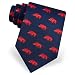 University of Arkansas Tie by NCAA - Navy blue Silk