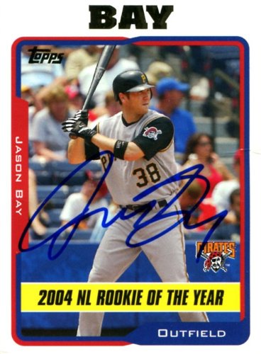Jason Bay Autographed/Hand Signed 2005 Topps Baseball Card