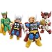 Diamond Select Toys Marvel Minimates SDCC 2011 San Diego Comic Con Exclusive 4Pack Stormbreaker Thor, Beta Ray Bill, Loki Sif