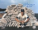 Maury Wills Los Angeles Dodgers - Stolen Bases - Autographed 8x10 Photograph with 586 Steals Inscription