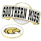 Southern Mississippi Golden Eagles Slider Hat Clip W/ Golf Ball Marker - NCAA College Athletics