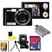 Vivitar Vivicam 8.1MP Black Digital Camera with 4GB Accessory Bundle
