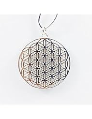 925 Sterling Silver Flower of Life Pendant Necklaces