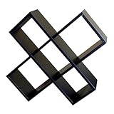 IMAGE OF Crisscross Media Wall Storage Black