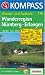 : Kompass Karten, Wanderregion N&uuml;rnberg, Erlangen: Wander- und Radkarte