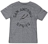 San Antonio Spurs Silver adidas Originals Navigating The Logo Tri-Blend T-Shirt
