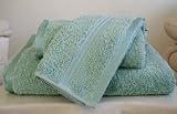 MARRIKAS Egyptian Cotton 2 Piece WASH CLOTH Set SAGE