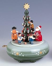 Large Music Box - Christmas (9.5 inches)