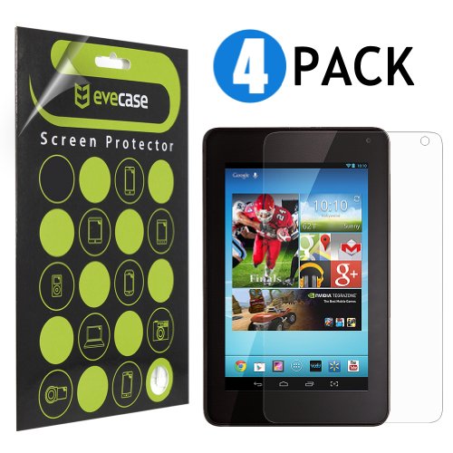 Evecase Clear & Anti-Glare Matte Screen Protector Mix Set for Hisense Sero 7 LT (Lite) E270BSA - 7'' Android Tablet - 4 Pack
