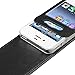 BONAMART Black PU Leather Case for Apple Iphone 4 4G