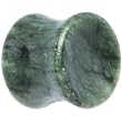 1/2" Double Flare Jade Natural Stone Concave Plug