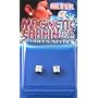 Fake Piercing Earrings with Clear CZ (Magnetic)