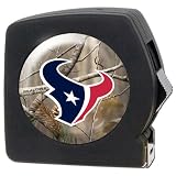 Houston Texans NFL Open Field 25 foot Tape Measure (Crimson)