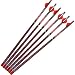 6-pk. Red Hot High Velocity Carbon Arrows