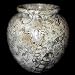 Natural Coral Stone Vase, Carved Fossil Rock Vase - Small, 4