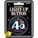 Electronic Light-Up 2-1/2" Button: Over The Hill 40