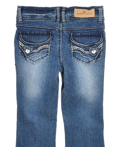"Almost Famous ""DIY Patch"" Flare Jeans (Sizes 7 - 16)"