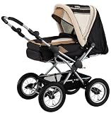 knorr-baby 749500 Kombikinderwagen Europa mit 12 Inch-Luftspeichenr&auml;der, scharz-camel