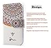 NageBee Dual-Use Flip PU Leather Fold Wallet Case for iPhone 5 and 5S - Royal Totem