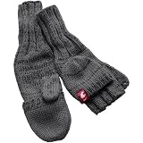 Nike Washington State Cougars Ladies Charcoal Knit Convertible Mittens