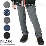 (ディラッシュ) DILASHストレッチインレイスキニーカラーパンツ/秋 キッズ レギパン 長ズボン 100 ブラック