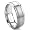 Titanium 8mm Milgrain Wedding Band Ring Sz 7.0 SN#541