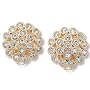 Crystal Clip On Earrings