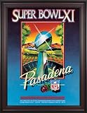Framed Canvas 36 x 48 Super Bowl XI Program Print | Details: 1977, Raiders vs Vikings