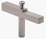 CRL Brushed Nickel Adapter Block Used with Senior Prima Hinges