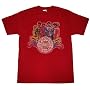 Beatles Sgt Pepper 'Stars' Cardinal Red t-shirt