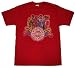 Beatles Sgt Pepper 'Stars' Cardinal Red t-shirt