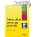 Dissertation de culture g�n�rale : 30 Fiches pour r�ussir